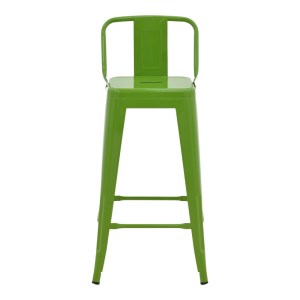 pak-270-000031-4 ΣΚΑΜΠΟ ΜΠΑΡ ΜΕ ΠΛΑΤΗ UTOPIA PAKOWORLD ΜΕΤΑΛΛΟ ΣΕ ΠΡΑΣΙΝΗ ΑΠΟΧΡΩΣΗ 42X42X97ΕΚ