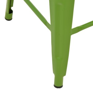 pak-270-000031-8 ΣΚΑΜΠΟ ΜΠΑΡ ΜΕ ΠΛΑΤΗ UTOPIA PAKOWORLD ΜΕΤΑΛΛΟ ΣΕ ΠΡΑΣΙΝΗ ΑΠΟΧΡΩΣΗ 42X42X97ΕΚ