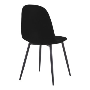 pak-270-000039-1 ΚΑΡΕΚΛΑ BELLA PAKOWORLD ΜΑΥΡΟ ΥΦΑΣΜΑ ΜΕ ΠΟΔΙ ΜΑΥΡΟ ΜΕΤΑΛΛΟ 43.5X52X89ΕΚ