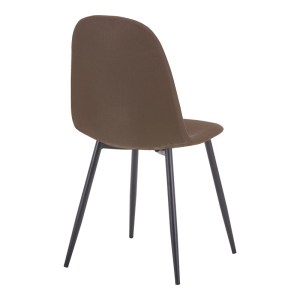 pak-270-000042-1 ΚΑΡΕΚΛΑ BELLA PAKOWORLD ΚΑΦΕ ΥΦΑΣΜΑ ΜΕ ΠΟΔΙ ΜΑΥΡΟ ΜΕΤΑΛΛΟ 43.5X52X89ΕΚ