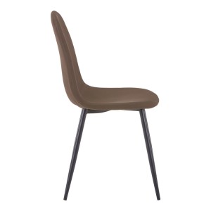 pak-270-000042-2 ΚΑΡΕΚΛΑ BELLA PAKOWORLD ΚΑΦΕ ΥΦΑΣΜΑ ΜΕ ΠΟΔΙ ΜΑΥΡΟ ΜΕΤΑΛΛΟ 43.5X52X89ΕΚ