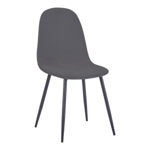 pak-270-000046 ΚΑΡΕΚΛΑ BELLA PAKOWORLD ΑΝΘΡΑΚΙ ΒΕΛΟΥΔΟ ΜΕ ΠΟΔΙ ΜΑΥΡΟ ΜΕΤΑΛΛΟ 43.5X52X89ΕΚ