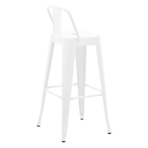 pak-270-000054-2 ΣΚΑΜΠΟ ΜΠΑΡ ΜΕ ΠΛΑΤΗ UTOPIA PAKOWORLD ΜΕΤΑΛΛΟ ΣΕ ΛΕΥΚΗ ΜΑΤ ΑΠΟΧΡΩΣΗ 42X42X97ΕΚ