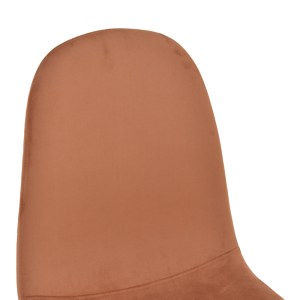 pak-270-000061-5 ΚΑΡΕΚΛΑ BELLA PAKOWORLD ΣΑΠΙΟ ΜΗΛΟ ΒΕΛΟΥΔΟ ΜΕ ΜΕΤΑΛΛΙΚΟ ΜΑΥΡΟ ΠΟΔΙ 43.5X52X89ΕΚ
