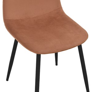 pak-270-000061-6 ΚΑΡΕΚΛΑ BELLA PAKOWORLD ΣΑΠΙΟ ΜΗΛΟ ΒΕΛΟΥΔΟ ΜΕ ΜΕΤΑΛΛΙΚΟ ΜΑΥΡΟ ΠΟΔΙ 43.5X52X89ΕΚ