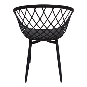 pak-270-000072-1 ΠΟΛΥΘΡΟΝΑ EZRA PAKOWORLD ΜΑΥΡΟ PP-ΠΟΔΙ ΜΑΥΡΟ ΜΕΤΑΛΛΟ 62.5X56X82ΕΚ