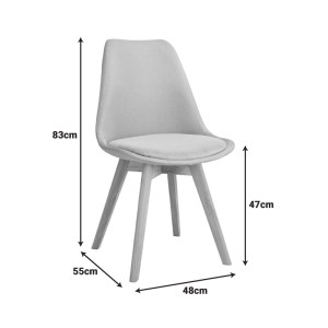 pak-271-000001-6 ΚΑΡΕΚΛΑ GASTON PAKOWORLD PP-PU ΛΕΥΚΟ-ΦΥΣΙΚΟ ΠΟΔΙ 48X55X83ΕΚ