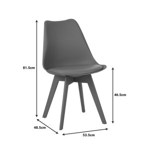 pak-271-000039-5 ΚΑΡΕΚΛΑ GASTON I PAKOWORLD PP-PU ΣΕ ΜΕΝΤΑ ΑΠΟΧΡΩΣΗ 53.5X48.5X81,5ΕΚ