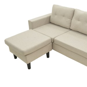 pak-272-000004-4 ΓΩΝΙΑΚΟΣ ΚΑΝΑΠΕΣ ΑΝΑΣΤΡΕΨΙΜΟΣ MANELI PAKOWORLD ΜΠΕΖ ΥΦΑΣΜΑ 196X138/77X82ΕΚ