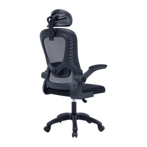 pak-275-000003-3 ΚΑΡΕΚΛΑ ΓΡΑΦΕΙΟΥ ΔΙΕΥΘΥΝΤΗ DELILAH PAKOWORLD MESH ΜΑΥΡΟ