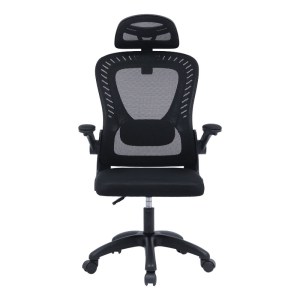 pak-275-000003-5 ΚΑΡΕΚΛΑ ΓΡΑΦΕΙΟΥ ΔΙΕΥΘΥΝΤΗ DELILAH PAKOWORLD MESH ΜΑΥΡΟ