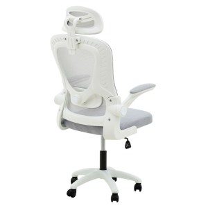 pak-275-000004-1 ΚΑΡΕΚΛΑ ΓΡΑΦΕΙΟΥ ΔΙΕΥΘΥΝΤΗ DELILAH PAKOWORLD MESH ΑΝΟΙΧΤΟ ΓΚΡΙ