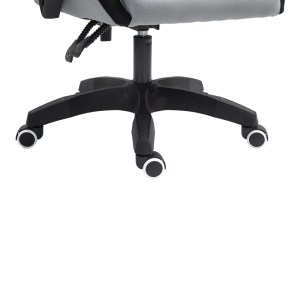 pak-275-000015-10 ΚΑΡΕΚΛΑ ΓΡΑΦΕΙΟΥ GAMING GLINE PAKOWORLD ΜΑΥΡΟ-ΓΚΡΙ ΥΦΑΣΜΑ ΜΑΥΡΟ PP 60X59X118ΕΚ