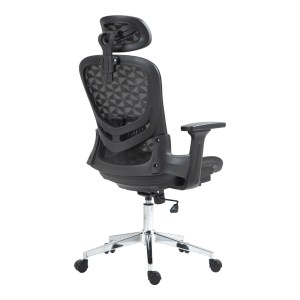 pak-275-000019-1 ΚΑΡΕΚΛΑ ΓΡΑΦΕΙΟΥ ΕΡΓΑΣΙΑΣ MERGI PAKOWORLD ΜΑΥΡΟ MESH 62X63X120ΕΚ