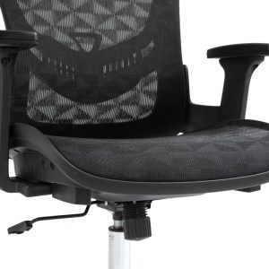 pak-275-000019-8 ΚΑΡΕΚΛΑ ΓΡΑΦΕΙΟΥ ΕΡΓΑΣΙΑΣ MERGI PAKOWORLD ΜΑΥΡΟ MESH 62X63X120ΕΚ