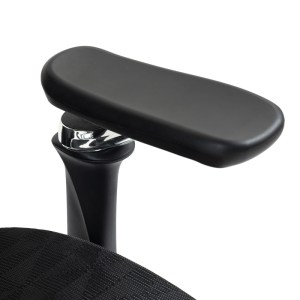 pak-275-000022-9 ΚΑΡΕΚΛΑ ΓΡΑΦΕΙΟΥ ΕΡΓΑΣΙΑΣ JEFFER PAKOWORLD MESH ΣΕ ΜΑΥΡΗ ΑΠΟΧΡΩΣΗ 67X62X115-125ΕΚ