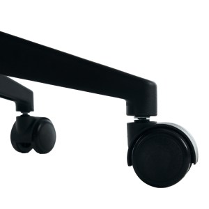 pak-275-000024-10 ΚΑΡΕΚΛΑ ΓΡΑΦΕΙΟΥ ΕΡΓΑΣΙΑΣ ERGOFLOW PAKOWORLD ΜΑΥΡΟ-ΓΚΡΙ 73X64X112-135ΕΚ