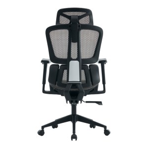 pak-275-000024-5 ΚΑΡΕΚΛΑ ΓΡΑΦΕΙΟΥ ΕΡΓΑΣΙΑΣ ERGOFLOW PAKOWORLD ΜΑΥΡΟ-ΓΚΡΙ 73X64X112-135ΕΚ