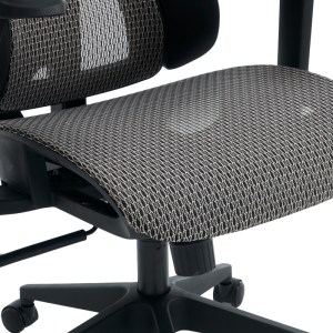 pak-275-000024-9 ΚΑΡΕΚΛΑ ΓΡΑΦΕΙΟΥ ΕΡΓΑΣΙΑΣ ERGOFLOW PAKOWORLD ΜΑΥΡΟ-ΓΚΡΙ 73X64X112-135ΕΚ