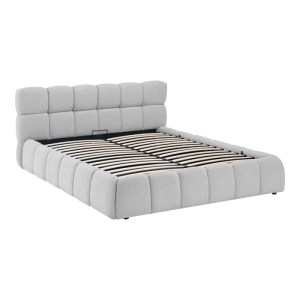 pak-279-000019-3 ΚΡΕΒΑΤΙ JEBY PAKOWORLD ΥΦΑΣΜΑ ΣΕ ΓΚΡΙ ΑΠΟΧΡΩΣΗ ΜΕ ΑΠΟΘΗΚΕΥΤΙΚΟ ΧΩΡΟ 160X200ΕΚ