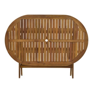pak-282-000058-4 ΤΡΑΠΕΖΑΡΙΑ BISTRUAL-FALOV PAKOWORLD ΣΕΤ 5ΤΕΜ ΠΤΥΣΣΟΜΕΝΟ ΦΥΣΙΚΟ ΜΑΣΙΦ ΞΥΛΟ ΑΚΑΚΙΑΣ 130X80X72ΕΚ