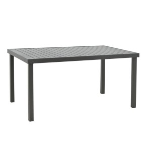 pak-288-000010-1 ΤΡΑΠΕΖΑΡΙΑ AZELIE-KLITON PAKOWORLD ΣΕΤ 7ΤΕΜ ΑΝΘΡΑΚΙ ΥΦΑΣΜΑ-ΑΝΘΡΑΚΙ ΑΛΟΥΜΙΝΙΟ 150X80X74ΕΚ