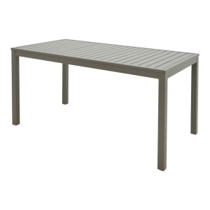 pak-288-000028 ΤΡΑΠΕΖΙ KLITON PAKOWORLD ΑΛΟΥΜΙΝΙΟ ΣΕ ΣΑΜΠΑΝΙΖΕ ΑΠΟΧΡΩΣΗ 150X80X74ΕΚ