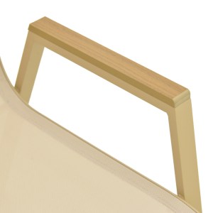 pak-288-000039-7 ΠΟΛΥΘΡΟΝΑ AZELIE PAKOWORLD ΣΤΟΙΒΑΖΟΜΕΝΗ ΑΛΟΥΜΙΝΙΟ ΣΕ CAPPUCCINO- TEXTILENE ΣΕ ΜΠΕΖ ΑΠΟΧΡΩΣΗ 56X75X88ΕΚ