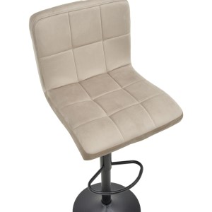 pak-292-000022-7 ΣΚΑΜΠΟ ΜΠΑΡ REMINA PAKOWORLD ΠΤΥΣΣΟΜΕΝΟ ΜΠΕΖ ΒΕΛΟΥΔΟ-ΒΑΣΗ ΜΑΥΡΟ ΜΕΤΑΛΛΟ 44X44X112ΕΚ