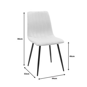 pak-292-000086-6 ΚΑΡΕΚΛΑ NOOR PAKOWORLD ΜΠΕΖ ΥΦΑΣΜΑ ΜΕ ΠΟΔΙ ΜΕΤΑΛΛΟΥ ΣΕ ΜΑΥΡΗ ΑΠΟΧΡΩΣΗ 44X53X86ΕΚ