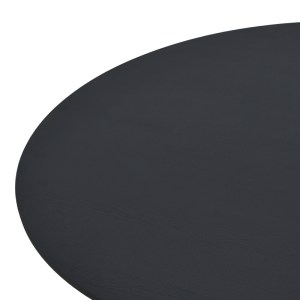 pak-292-000127-2 ΤΡΑΠΕΖΙ XUSON PAKOWORLD ΜΑΥΡΟ MDF ΜΕ ΜΕΤΑΛΛΙΚΟ ΠΟΔΙ Φ120X75ΕΚ