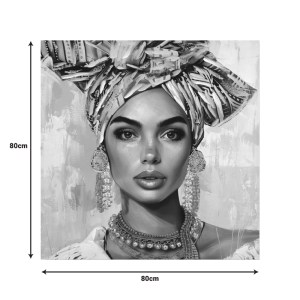 pak-296-000058-1 ΠΙΝΑΚΑΣ ΣΕ ΚΑΜΒΑ TURBAN Ι INART 80X3X80ΕΚ