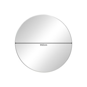 pak-298-000013-1 ΚΑΘΡΕΠΤΗΣ NHAOS INART ΧΡΥΣΟ ΑΛΟΥΜΙΝΙΟ Φ60X2.5ΕΚ