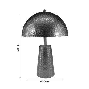 pak-300-000007-1 ΕΠΙΤΡΑΠΕΖΙΟ ΦΩΤΙΣΤΙΚΟ AMBIENT INART Ε27 ΑΣΗΜΙ ΜΕΤΑΛΛΟ Φ30X44ΕΚ
