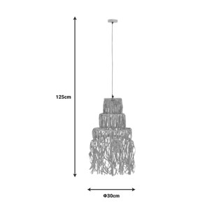 pak-311-000003-4 ΦΩΤΙΣΤΙΚΟ ΟΡΟΦΗΣ NAIRAN INART E27 ΦΥΣΙΚΟ Φ30X125ΕΚ