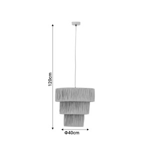 pak-311-000004-3 ΦΩΤΙΣΤΙΚΟ ΟΡΟΦΗΣ BOMBE INART E27 ΦΥΣΙΚΟ Φ40X120ΕΚ