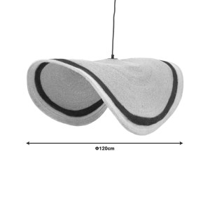 pak-317-000003-3 ΦΩΤΙΣΤΙΚΟ ΟΡΟΦΗΣ HATCHIE INART ΦΥΣΙΚΟ-ΜΑΥΡΟ-ΛΕΥΚΟ ΨΑΘΑ-ΜΕΤΑΛΛΟ Φ120X144ΕΚ
