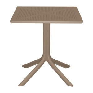 pak-326-000057 ΤΡΑΠΕΖΙ GROOVY PAKOWORLD PP ΔΙΑΤΡΗΤΟ CAPPUCCINO 60X60X76ΕΚ