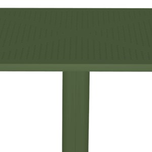 pak-326-000058-1 ΤΡΑΠΕΖΙ GROOVY PAKOWORLD PP ΔΙΑΤΡΗΤΟ ΣΚΟΥΡΟ ΠΡΑΣΙΝΟ 60X60X76ΕΚ