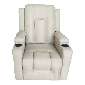 pak-331-000013-2 ΠΟΛΥΘΡΟΝΑ RELAX ΜΕ ΜΗΧΑΝΙΣΜΟ MASSAGE GESSEL PAKOWORLD ΜΠΕΖ ΥΦΑΣΜΑ 80X90X98ΕΚ