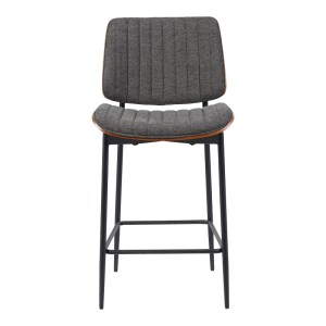 pak-332-000043-3 ΣΚΑΜΠΟ-ΜΠΑΡ KATHY PAKOWORLD ΓΚΡΙ ΥΦΑΣΜΑ-ΚΑΡΥΔΙ ΜΕΤΑΛΛΙΚΟ ΠΟΔΙ 48.5X52.5X96ΕΚ