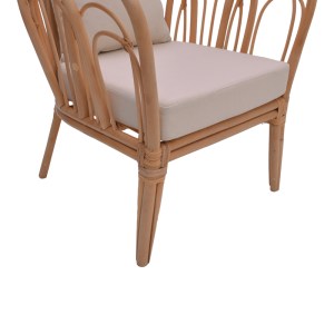 pak-335-000012-7 ΠΟΛΥΘΡΟΝΑ TANIA PAKOWORLD ΦΥΣΙΚΟ RATTAN-ΛΕΥΚΟ ΜΑΞΙΛΑΡΙ 76X76X76ΕΚ