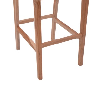 pak-336-000004-6 ΣΚΑΜΠΟ ΜΠΑΡ ΜΕΣΑΙΟΥ ΥΨΟΥΣ SPONZE PAKOWORLD TEAK ΞΥΛΟ-ΦΥΣΙΚΟ RATTAN ΣΕ ΦΥΣΙΚΗ ΑΠΟΧΡΩΣΗ 40X47X89ΕΚ