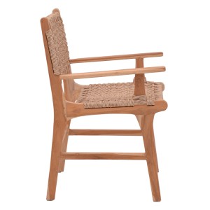 pak-336-000005-4 ΠΟΛΥΘΡΟΝΑ SPONZE PAKOWORLD ΣΚΕΛΕΤΟΣ TEAK ΞΥΛΟ- PE ΣΧΟΙΝΙ ΣΕ ΦΥΣΙΚΗ ΑΠΟΧΡΩΣΗ 54X60X86ΕΚ
