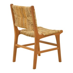 pak-336-000026-2 ΚΑΡΕΚΛΑ REFANE PAKOWORLD ΣΚΕΛΕΤΟΣ TEAK ΞΥΛΟ ΜΕ ΨΑΘΑ ΣΕ ΦΥΣΙΚΗ ΑΠΟΧΡΩΣΗ 50X58X85ΕΚ