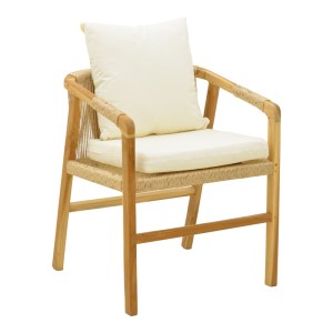 pak-336-000027 ΠΟΛΥΘΡΟΝΑ CUERDA PAKOWORLD ΣΚΕΛΕΤΟΣ TEAK ΞΥΛΟ ΜΕ PE ΣΧΟΙΝΙ ΣΕ ΦΥΣΙΚΗ ΑΠΟΧΡΩΣΗ 55X60X80ΕΚ
