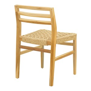pak-336-000033-2 ΚΑΡΕΚΛΑ TUGA PAKOWORLD ΣΚΕΛΕΤΟΣ TEAK ΞΥΛΟ-PE ΣΧΟΙΝΙ ΣΕ ΦΥΣΙΚΗ ΑΠΟΧΡΩΣΗ 50X58X86ΕΚ