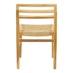 pak-336-000033-5 ΚΑΡΕΚΛΑ TUGA PAKOWORLD ΣΚΕΛΕΤΟΣ TEAK ΞΥΛΟ-PE ΣΧΟΙΝΙ ΣΕ ΦΥΣΙΚΗ ΑΠΟΧΡΩΣΗ 50X58X86ΕΚ