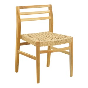 pak-336-000033 ΚΑΡΕΚΛΑ TUGA PAKOWORLD ΣΚΕΛΕΤΟΣ TEAK ΞΥΛΟ-PE ΣΧΟΙΝΙ ΣΕ ΦΥΣΙΚΗ ΑΠΟΧΡΩΣΗ 50X58X86ΕΚ