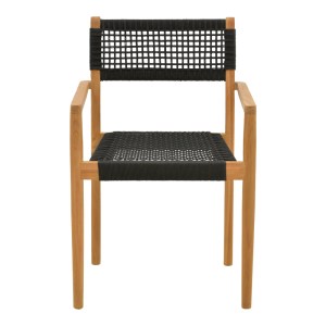 pak-336-000034-4 ΠΟΛΥΘΡΟΝΑ LENGAN PAKOWORLD ΣΚΕΛΕΤΟΣ TEAK ΞΥΛΟ ΣΕ ΦΥΣΙΚΗ ΑΠΟΧΡΩΣΗ-ΜΑΥΡΟ ΣΧΟΙΝΙ 54X52X80ΕΚ